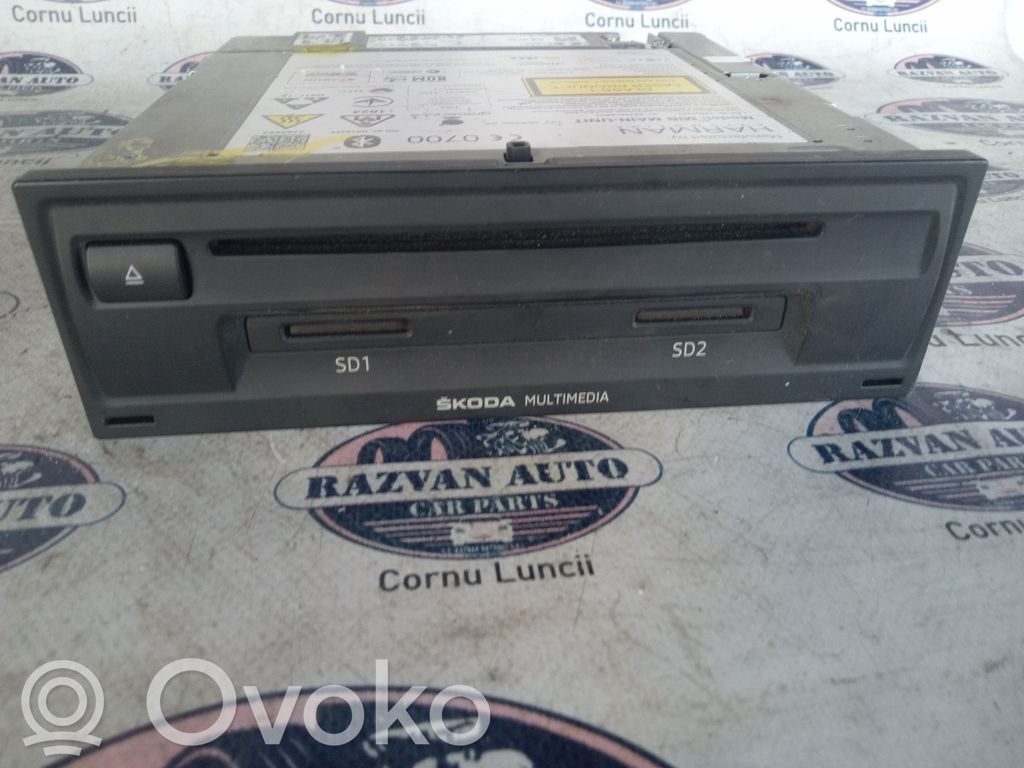 Skoda Octavia Mk3 (5E) CD/DVD player unitate navigație 