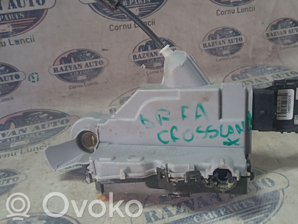 Opel Crossland X Zamek drzwi przednich 