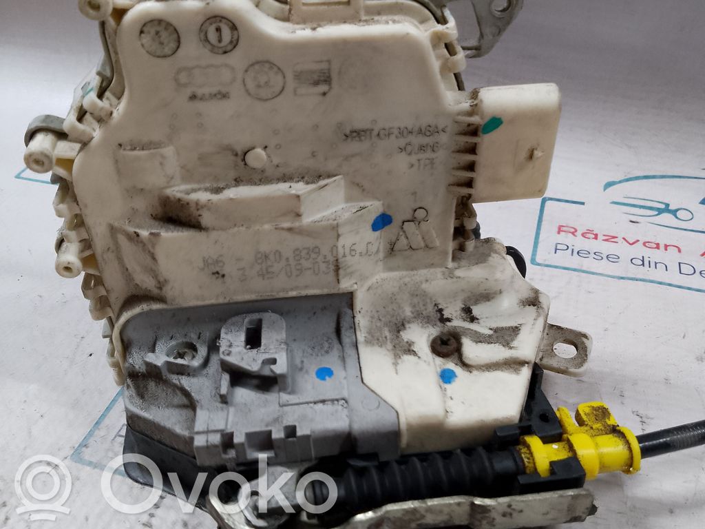 Audi A4 S4 B8 8K Zamek drzwi tylnych 