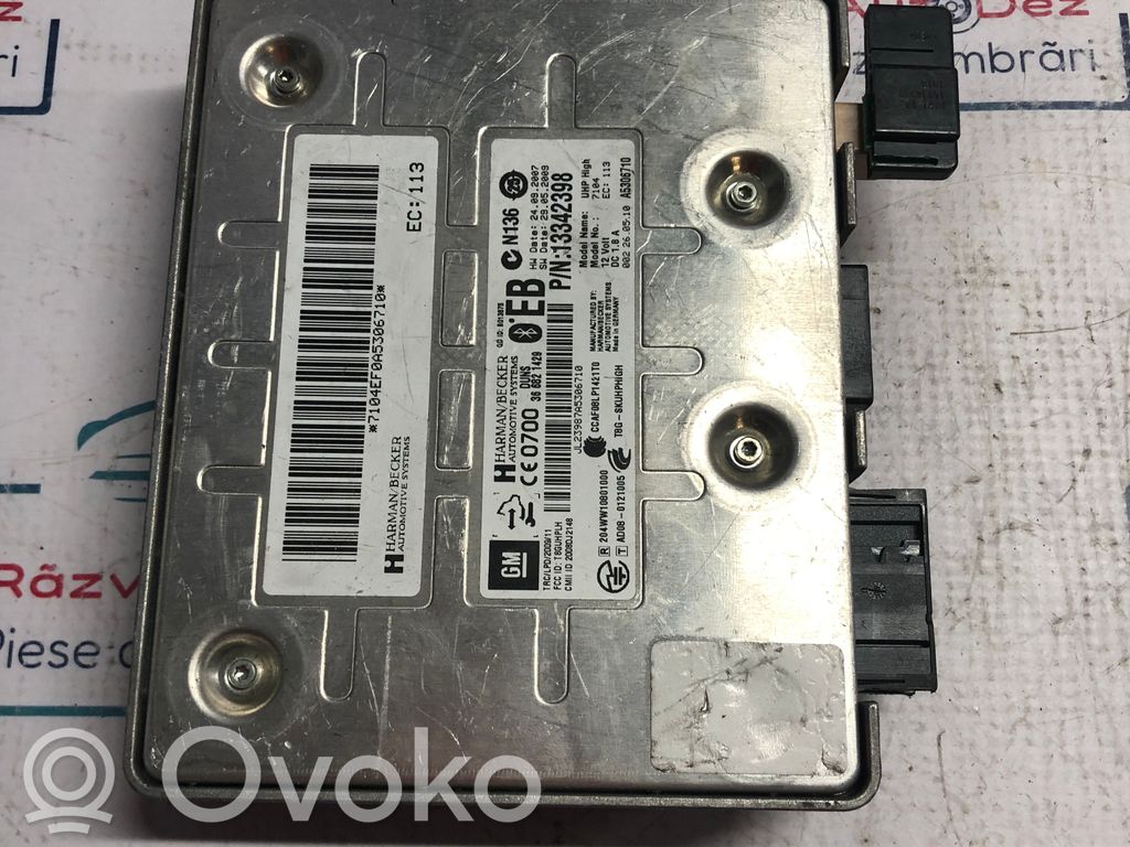 Bluetooth control unit module   13342398,13342398,23916