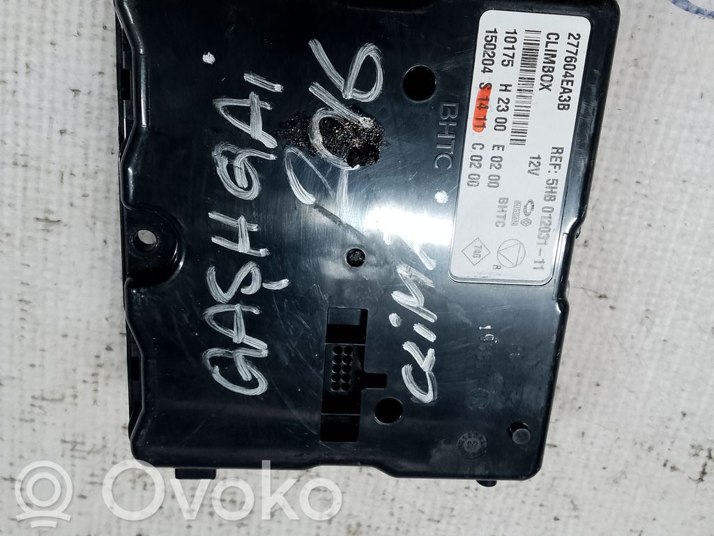Nissan Qashqai Sterowania klimatyzacji / Ogrzewania 