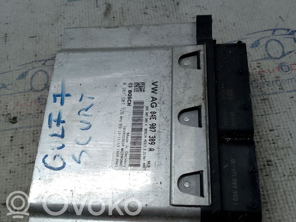 Engine control unit/module   04E907309A,04E907309A,25008