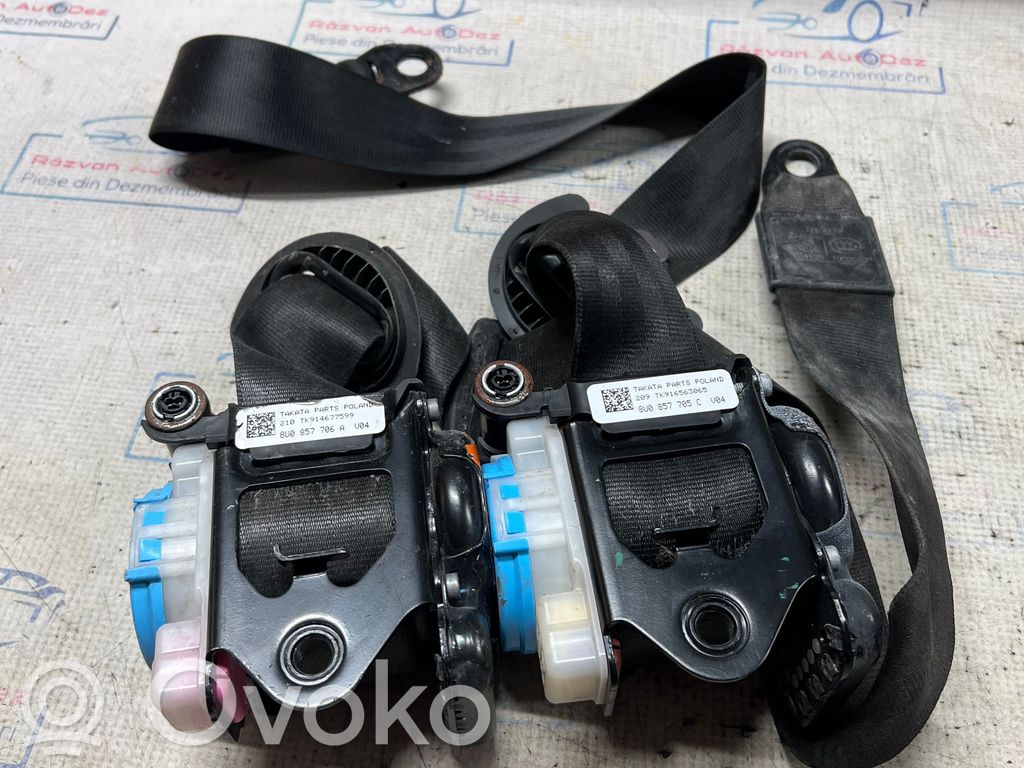 Audi Q3 8U Set cinture di sicurezza 