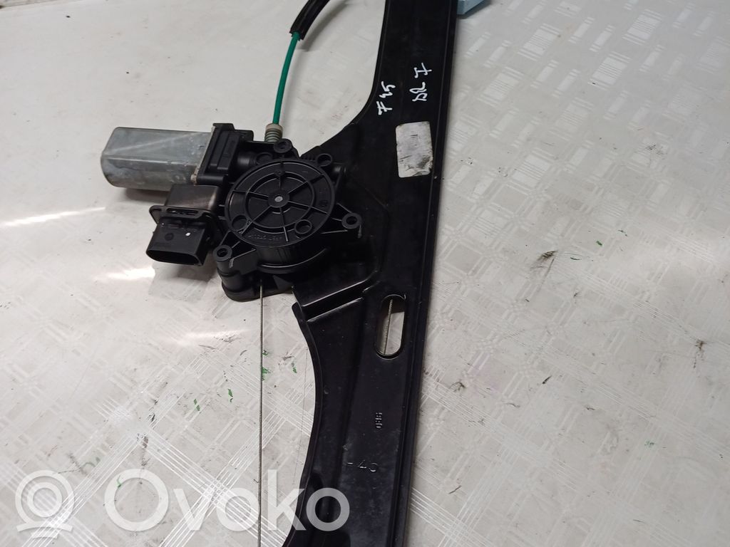 Front door window regulator with motor