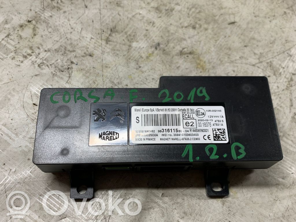 Bluetooth control unit module   9831611580,82133,9831611580