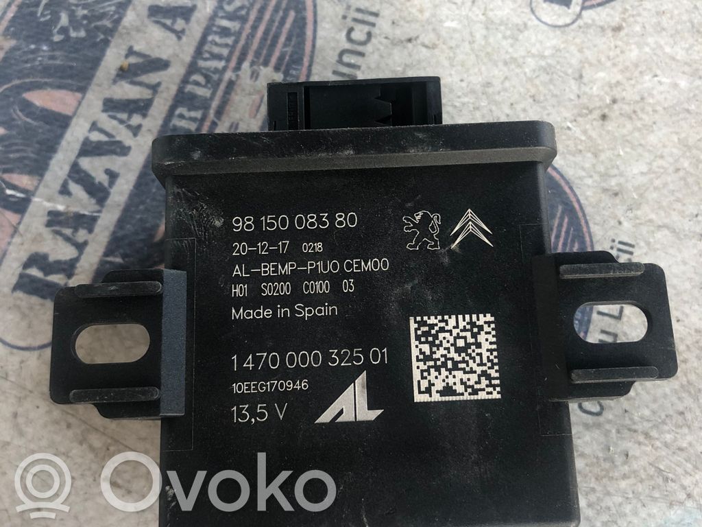 Opel Grandland X ESP acceleration yaw rate sensor 