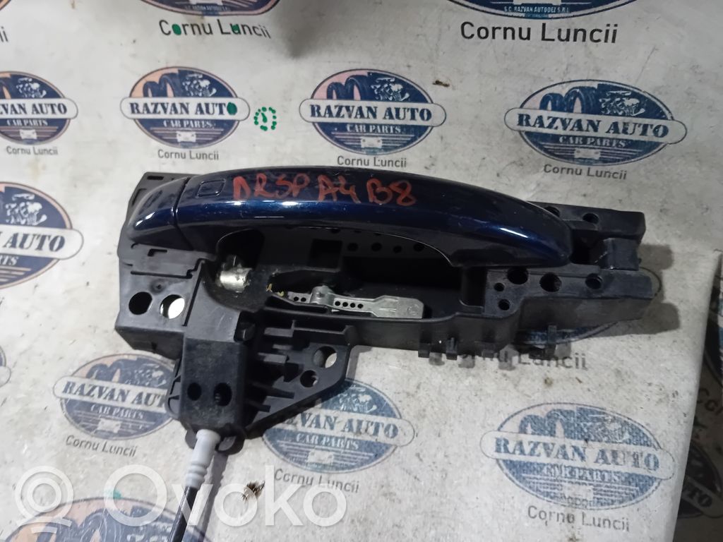 Audi A4 S4 B8 8K Klamka zewnętrzna drzwi tylnych 