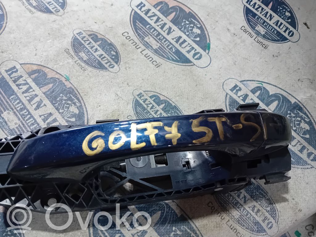 Volkswagen Golf VII Klamka zewnętrzna drzwi tylnych 