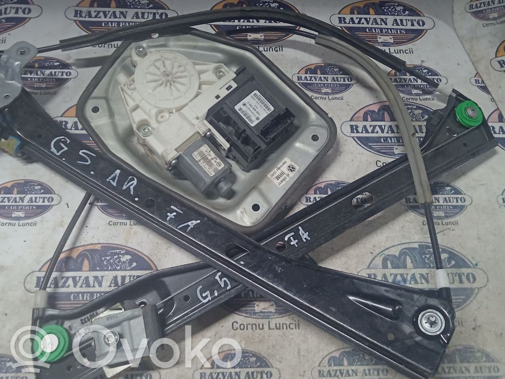 Volkswagen Golf V Front door window regulator with motor 