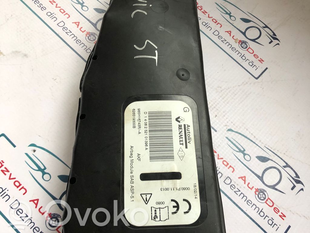 Renault Scenic E-Tech V Poduszka powietrzna Airbag fotela 
