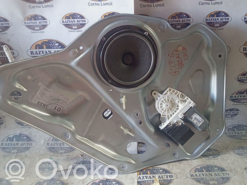 Volkswagen Golf VI Regulador de puerta trasera con motor 