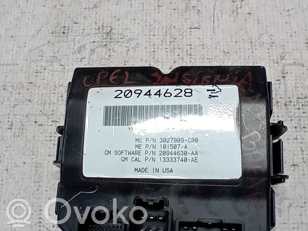 Vauxhall Insignia A Central body control module 