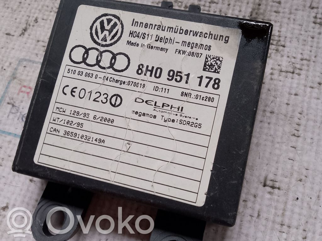 Audi A4 S4 B7 8E 8H Unitate/modul control alarmă 