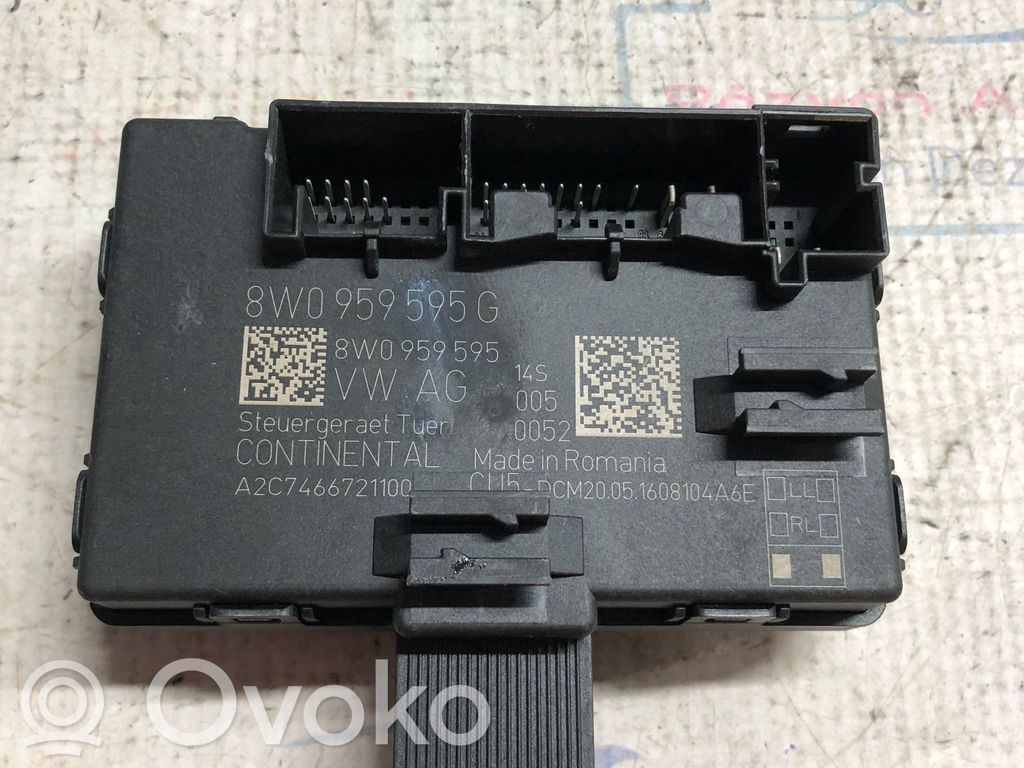 Unité de commande module de porte   8W0959595G,30627,8W0959595G