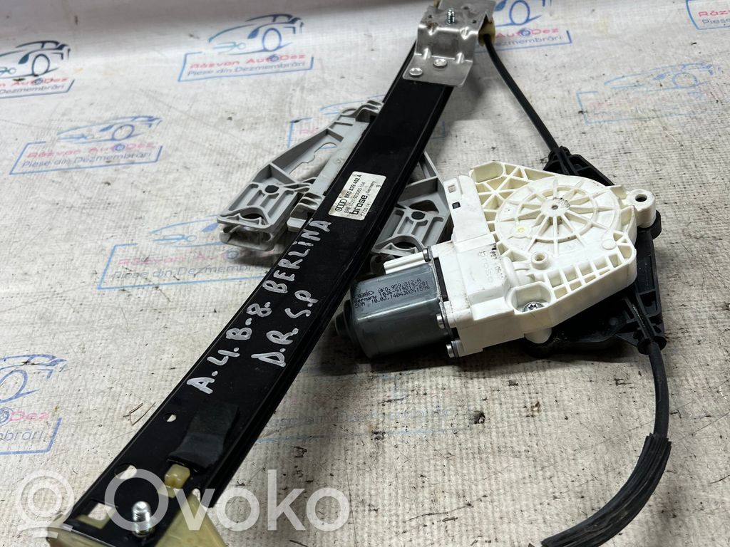 Audi A4 S4 B8 8K Elektryczny podnośnik szyby drzwi tylnych 