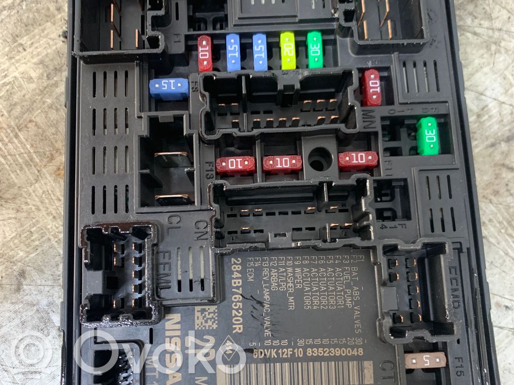 Dacia Jogger Fuse module 