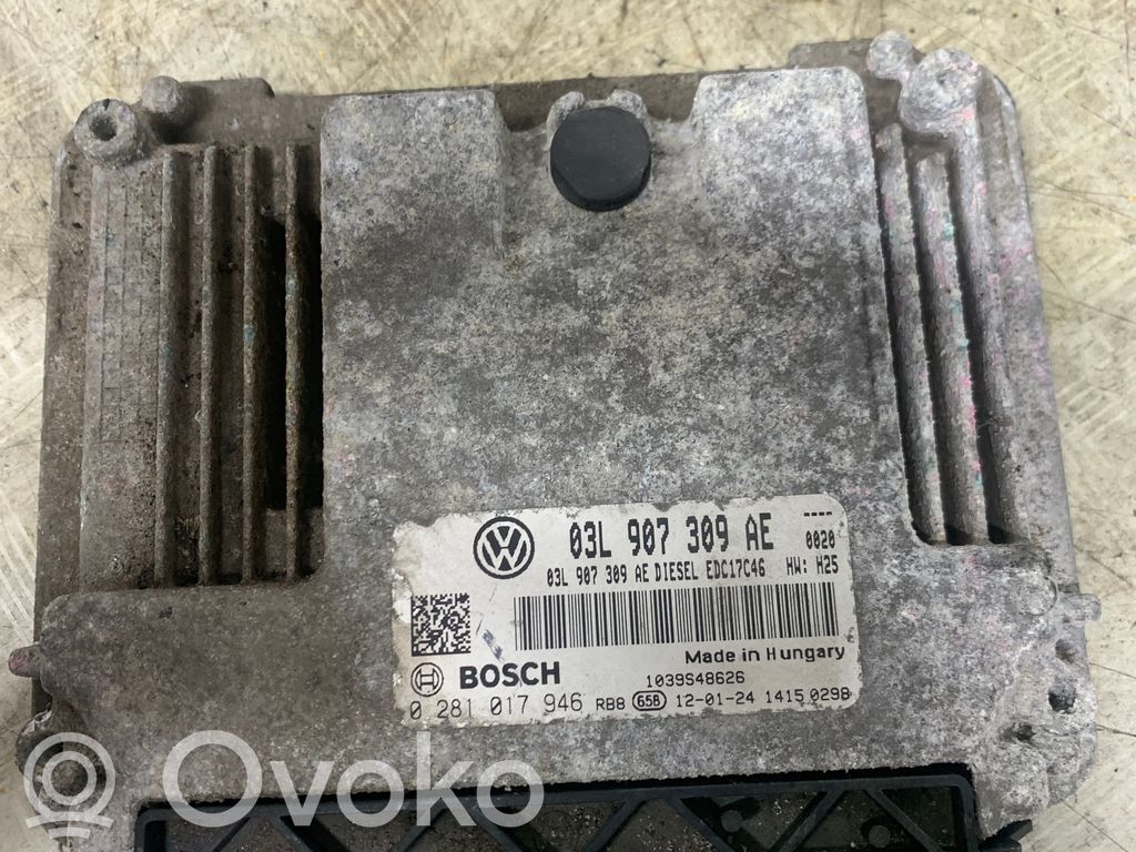 Engine control unit/module   85566,03L907309AE
