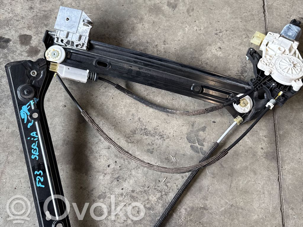 Front door window regulator with motor