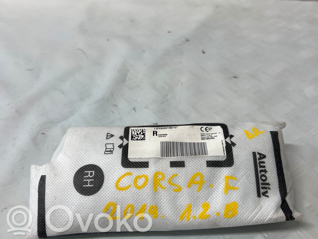 Opel Corsa F Airbag sedile