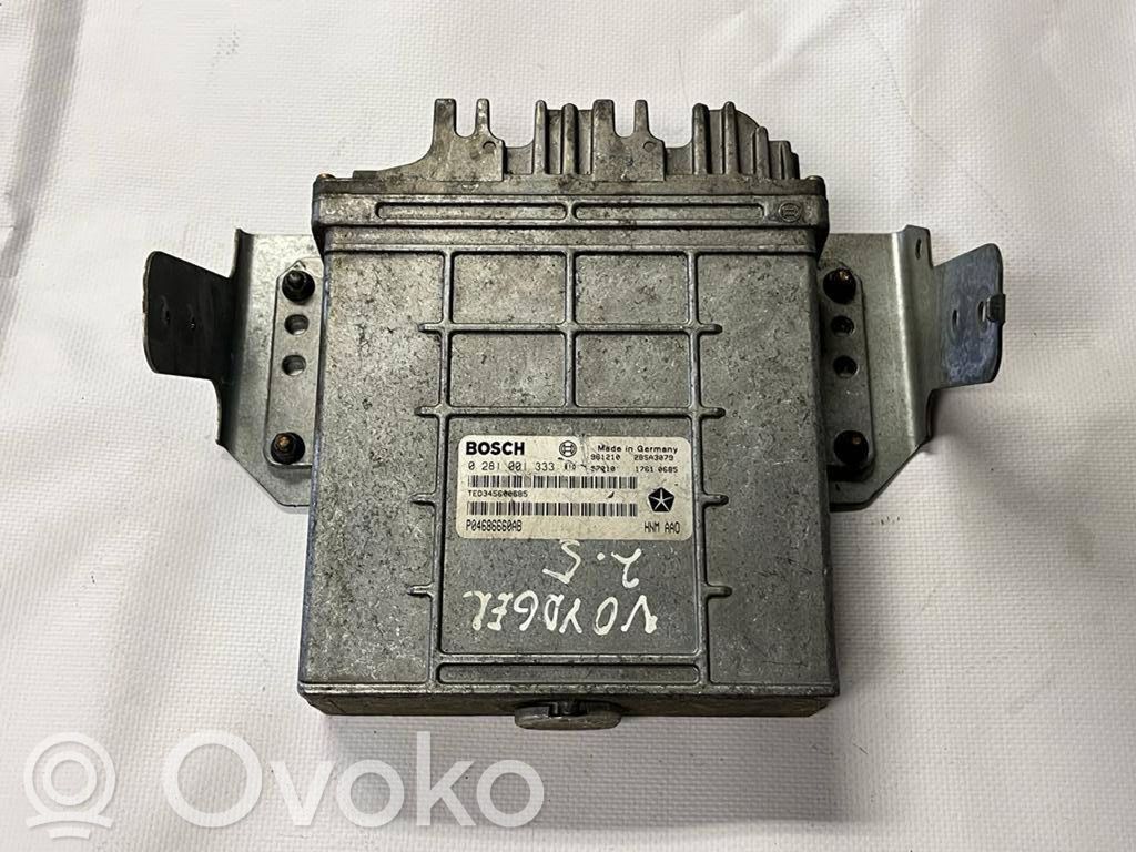 Engine control unit/module   0281001333,P04686660AB,28SA3079
