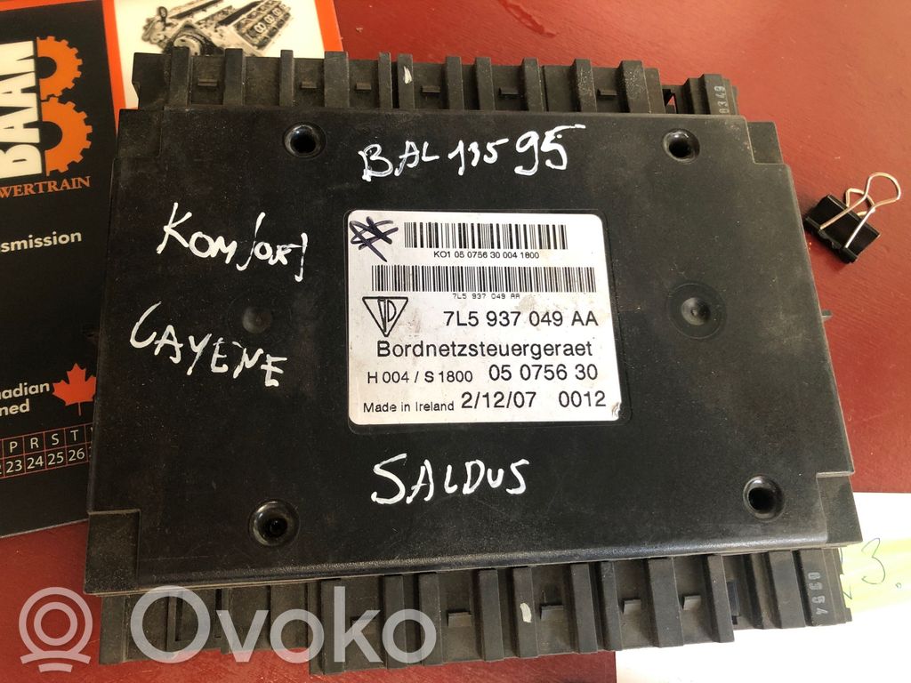 Porsche Cayenne (9PA) Alte unități/module de control 
