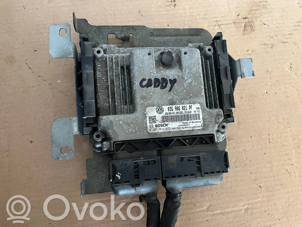 Engine control unit/module   03G906021PF,0281014075