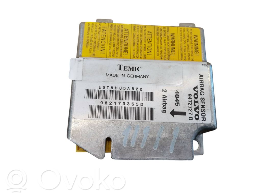 Volvo S70  V70  V70 XC Airbag control unit/module 