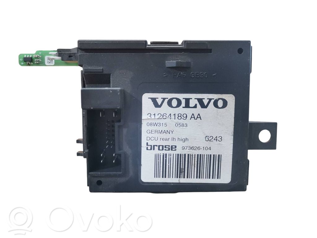 Volvo V50 Silniczek podnoszenia szyby drzwi tylnych 