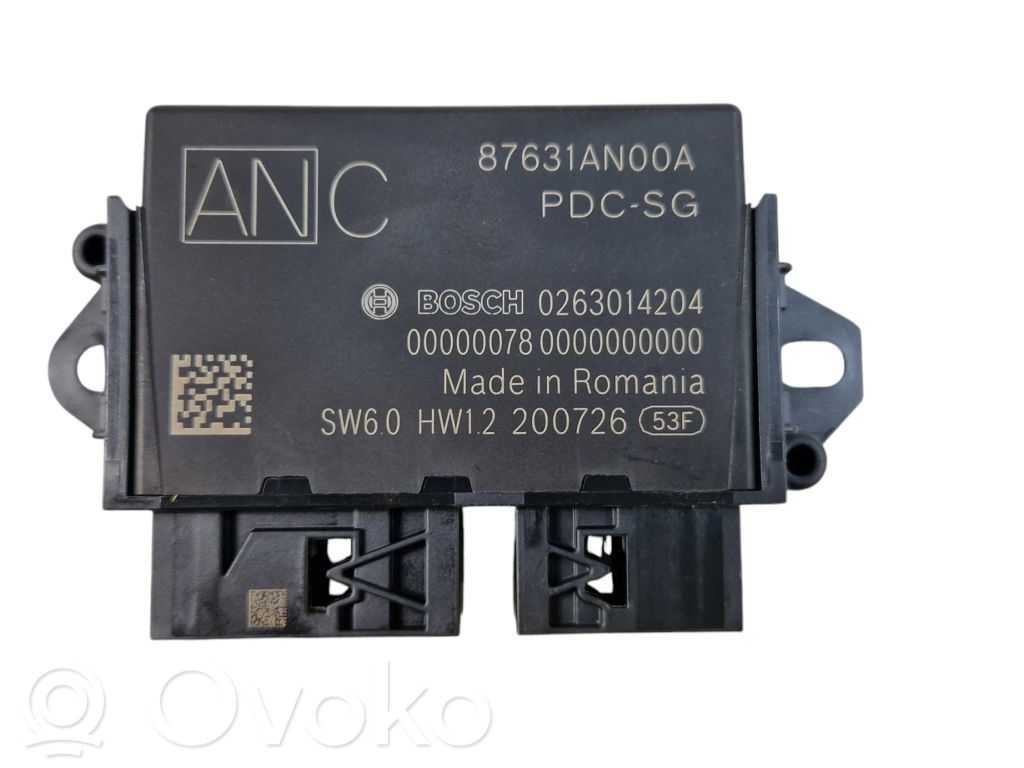 Parking PDC control unit/module   87631AN00A,0263014204