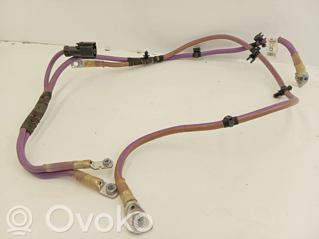 Audi Q7 4M Plus / Klema / Przewód akumulatora 