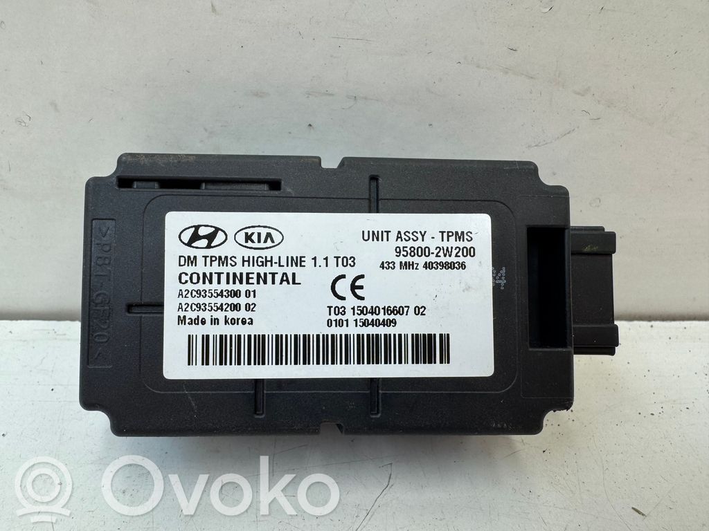 Hyundai Santa Fe Tire pressure control unit 