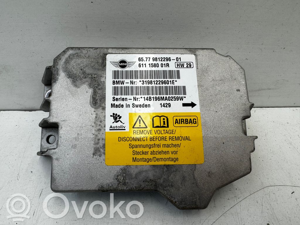 Mini One - Cooper R57 Unitate/modul de comandă airbaguri 