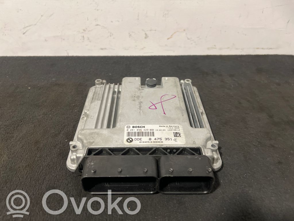 BMW 3 F30 F35 F31 Engine control unit/module 