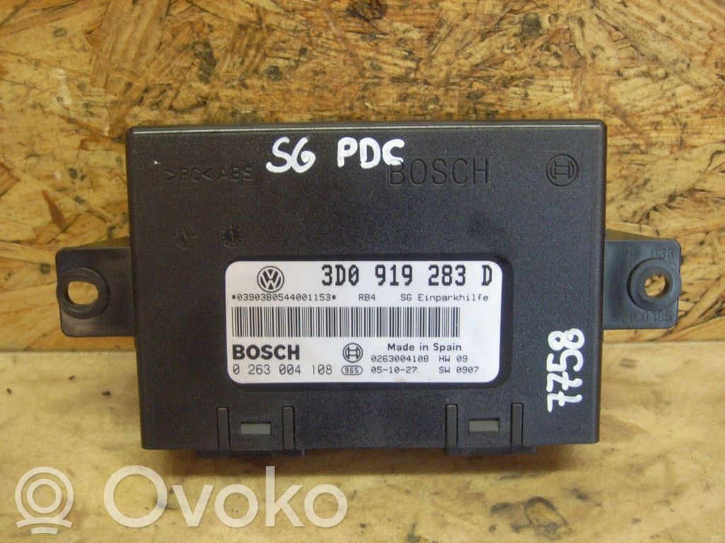 Parking PDC control unit/module   3D0919283D
