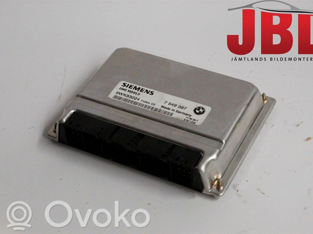 BMW 5 E60 E61 Injection control unit/module 