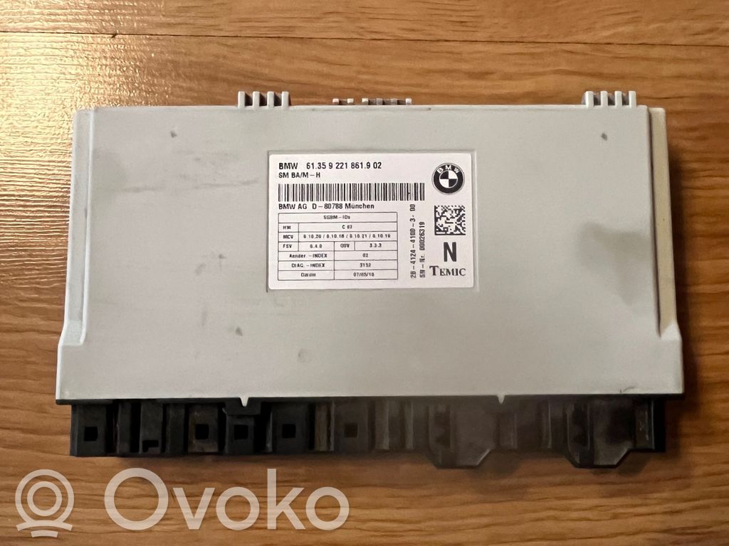 BMW 3 E92 E93 Seat control module 