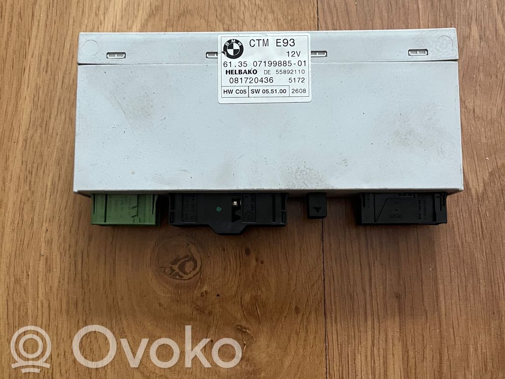 BMW 3 E92 E93 Sunroof control unit/module 