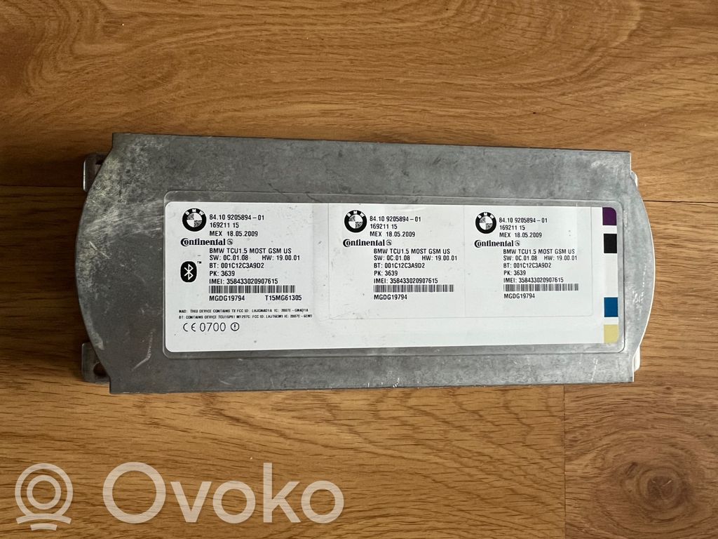 BMW 3 E92 E93 Bluetooth control unit module 