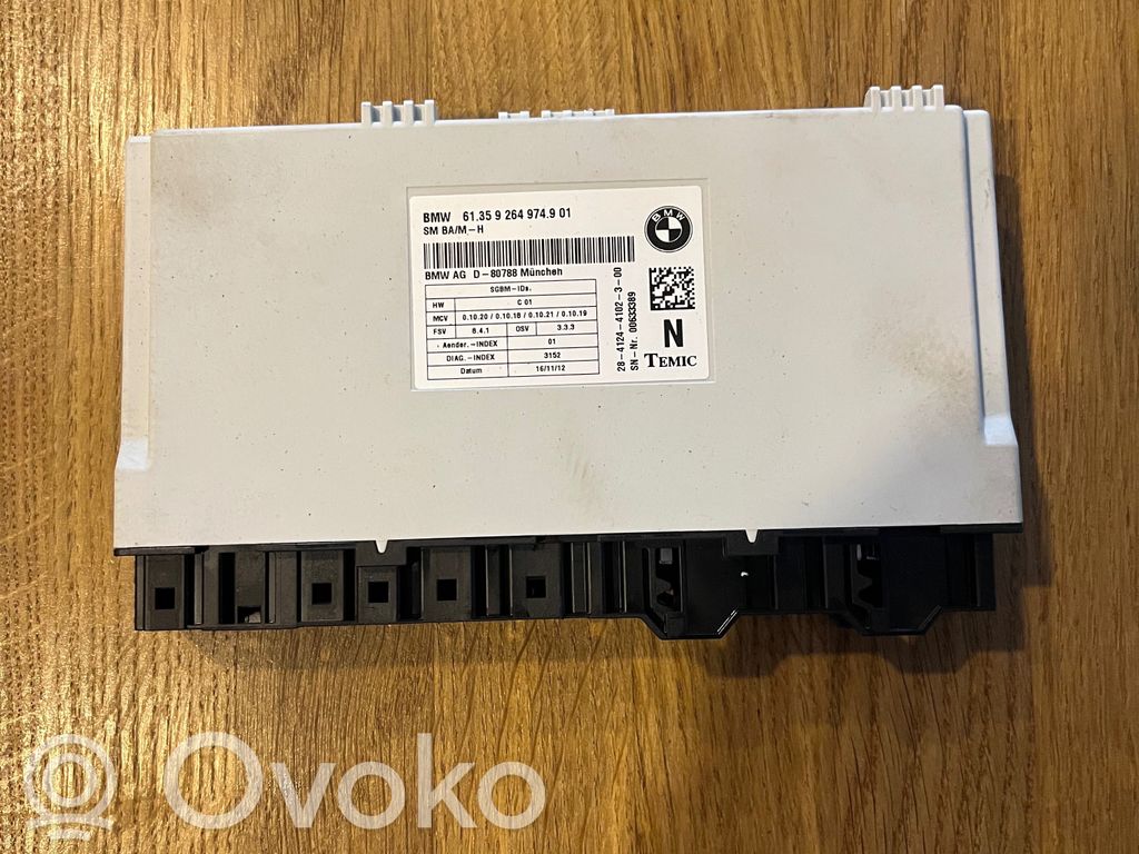 BMW X1 E84 Muut ohjainlaitteet/moduulit 