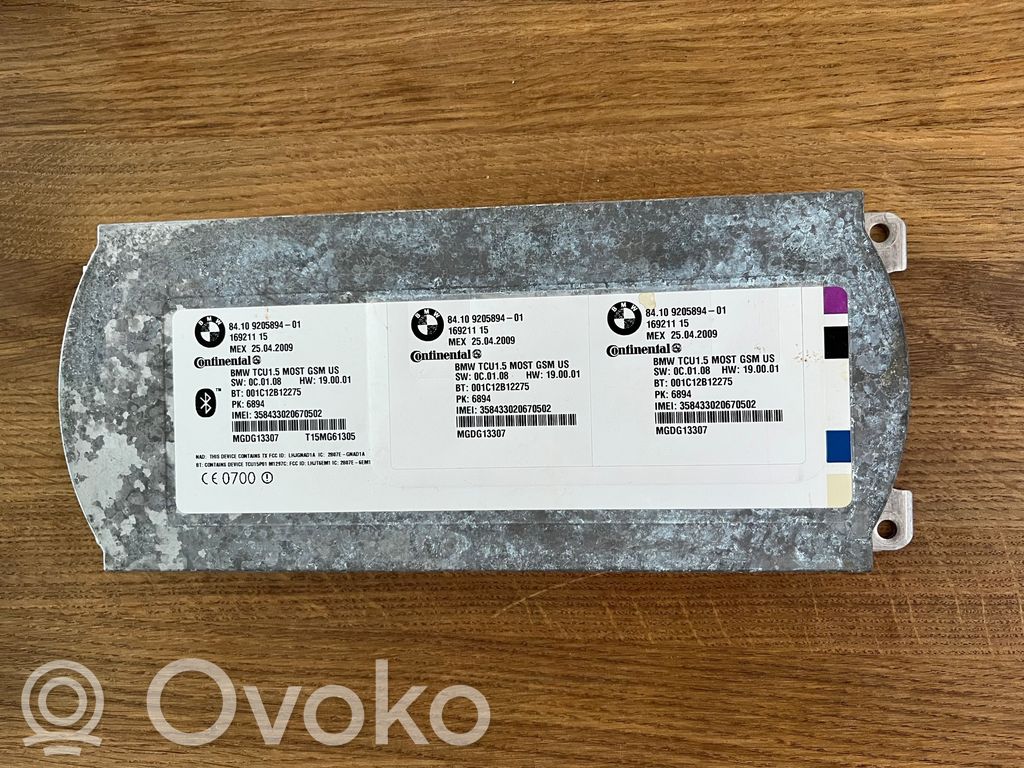 BMW 3 E92 E93 Module unité de contrôle Bluetooth 