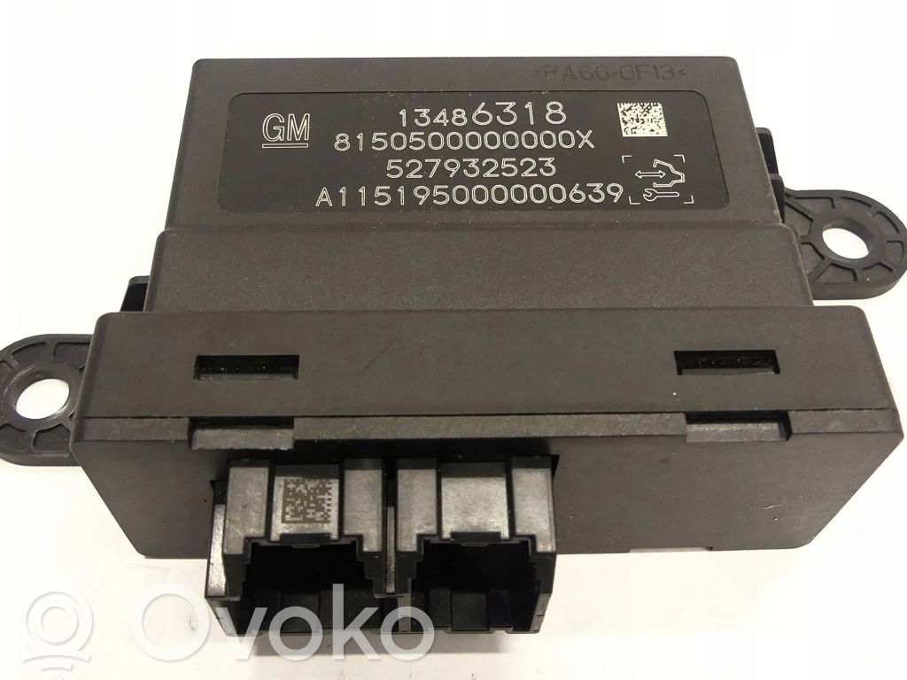 Opel Karl Pysäköintitutkan (PCD) ohjainlaite/moduuli 
