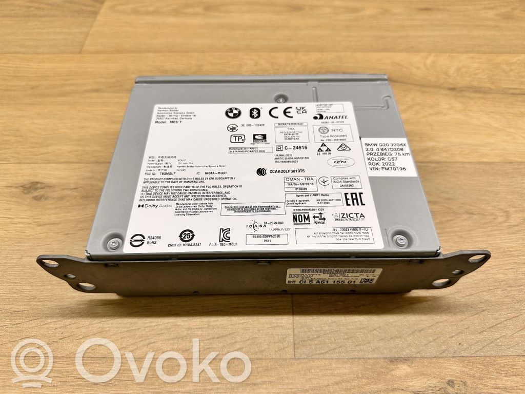 BMW 3 G20 G21 CD/DVD player unitate navigație 