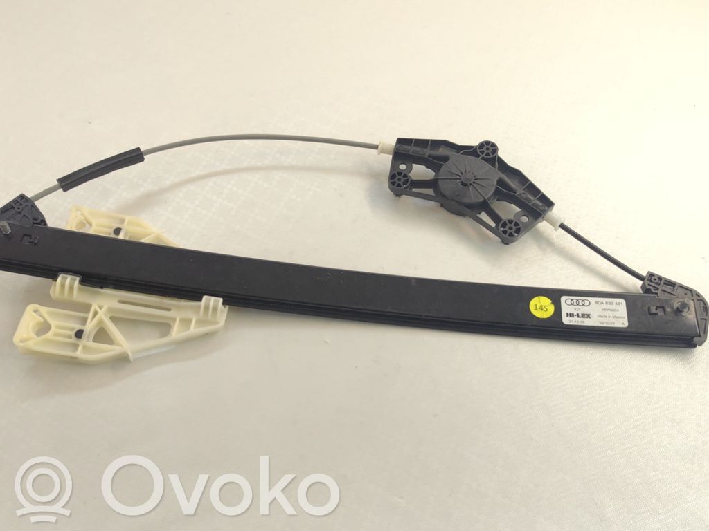 Audi Q5 SQ5 FY Mechanizm podnoszenia szyby tylnej bez silnika 