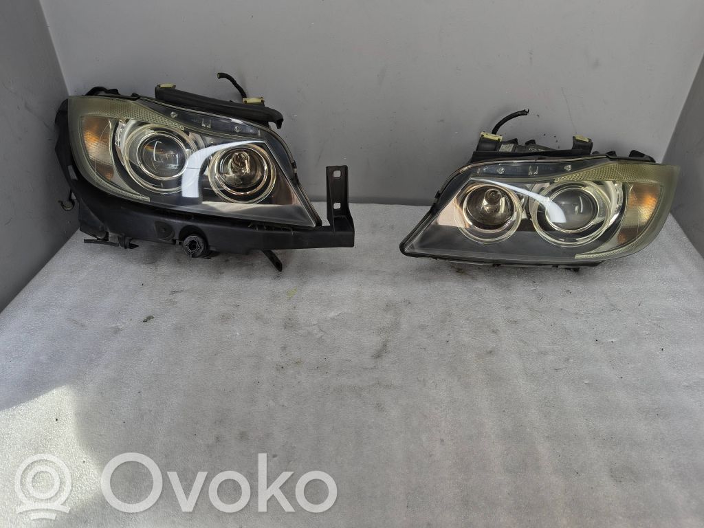 BMW 3 E90 E91 Priekinių žibintų komplektas 
