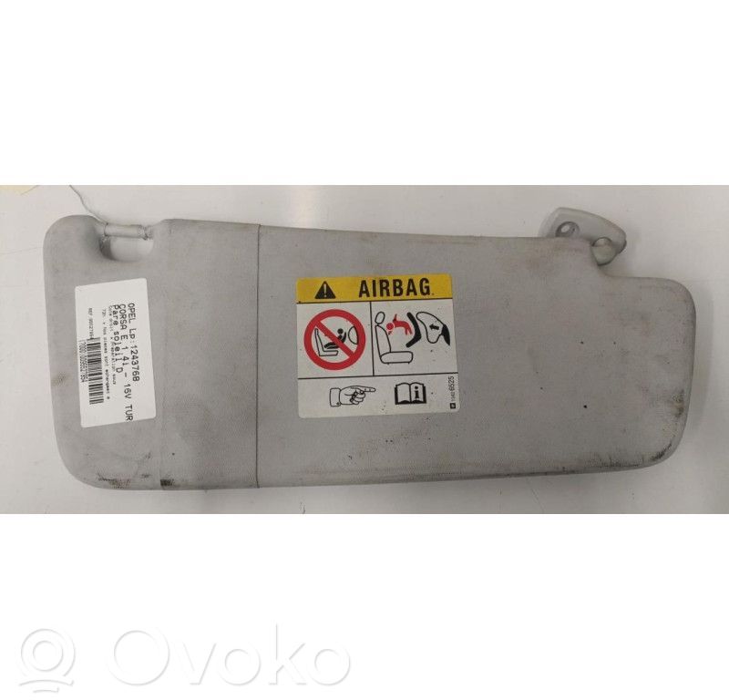 Opel Corsa E Sun visor 