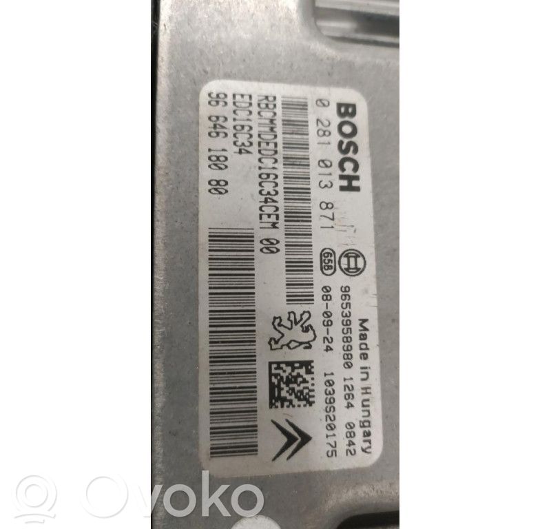 Citroen Berlingo Engine control unit/module 