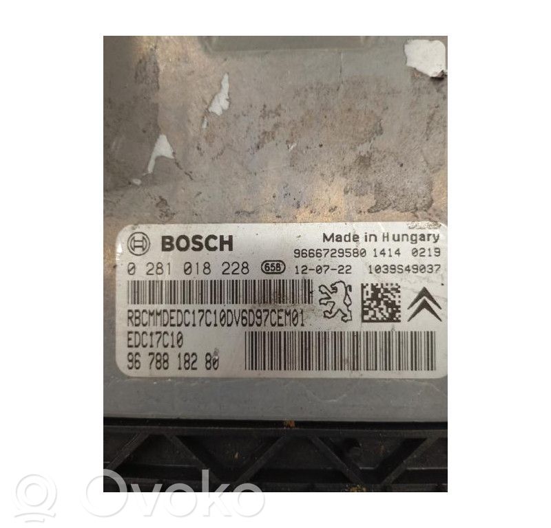Citroen Berlingo Engine control unit/module 