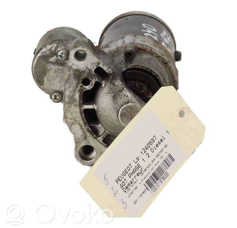 Peugeot 407 Electromotor 