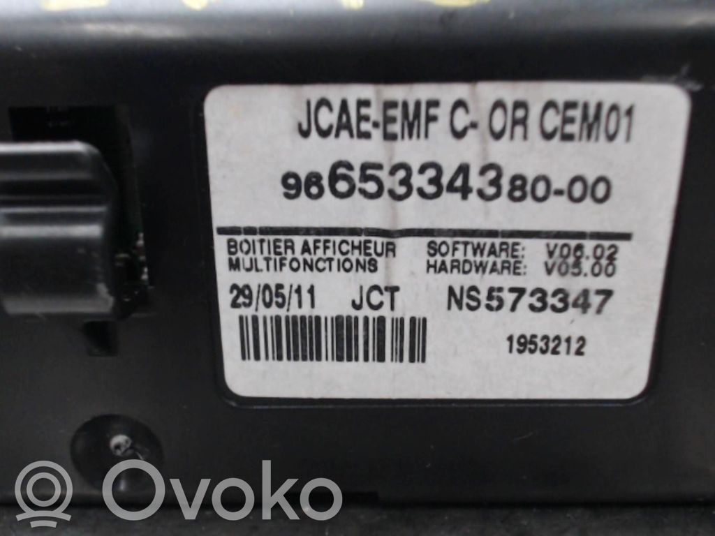 Peugeot 508 Pantalla/monitor/visor