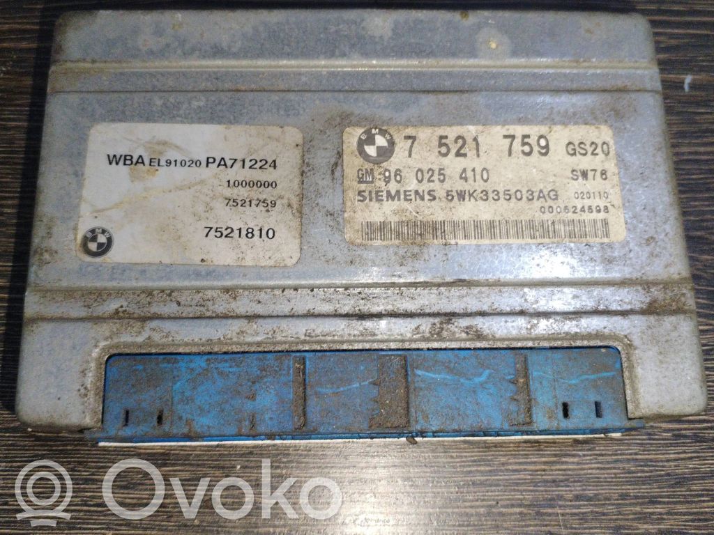 Gearbox control unit/module   96025410,7521759,5WK33503AG